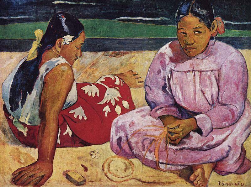 Paul Gauguin Tahitian Women on the Beach Spain oil painting art